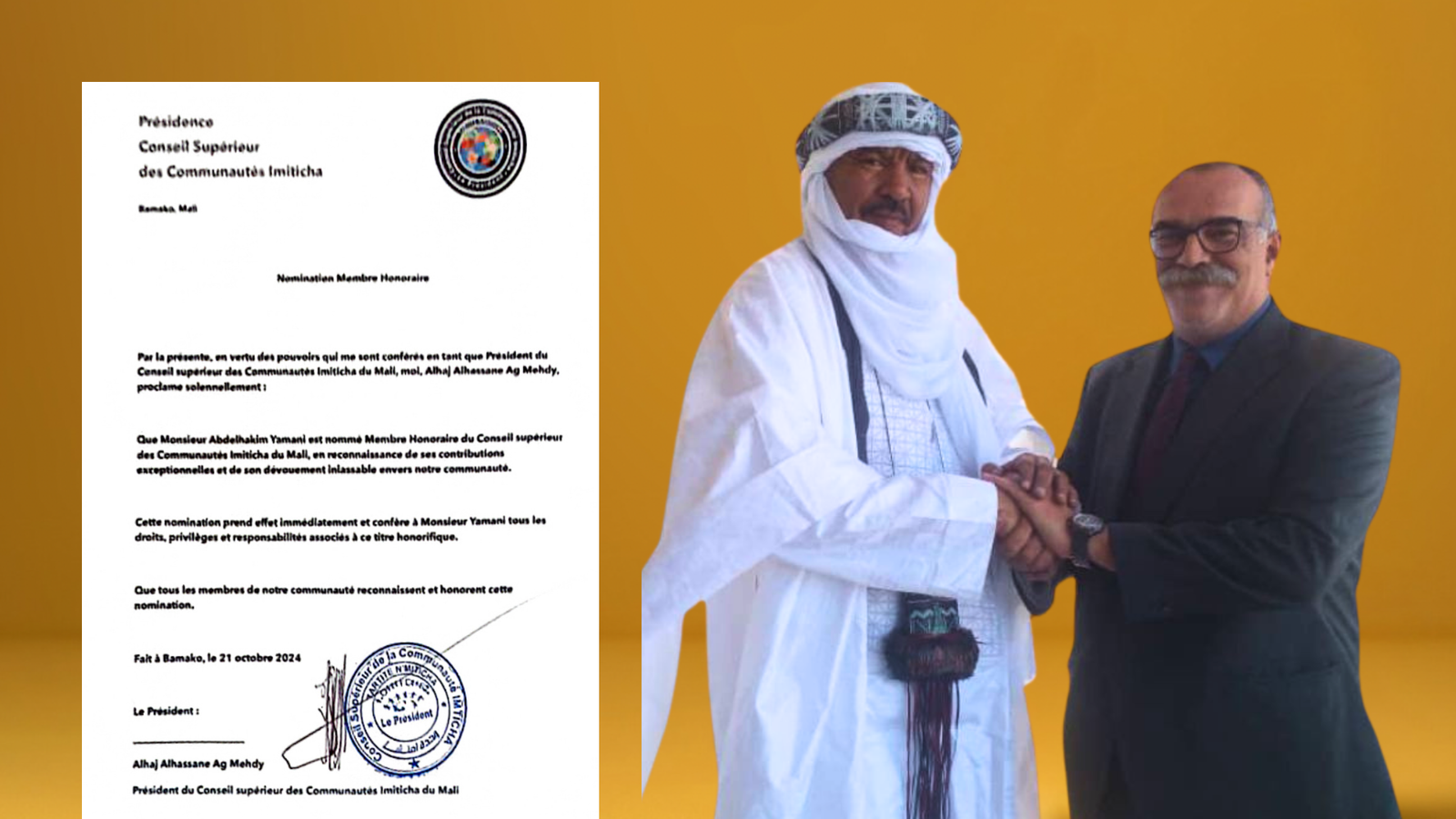 Nomination Membre Honoraire