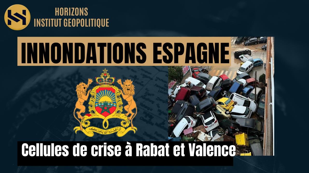 Inondations en Espagne, cellules de crise à Rabat et Valence