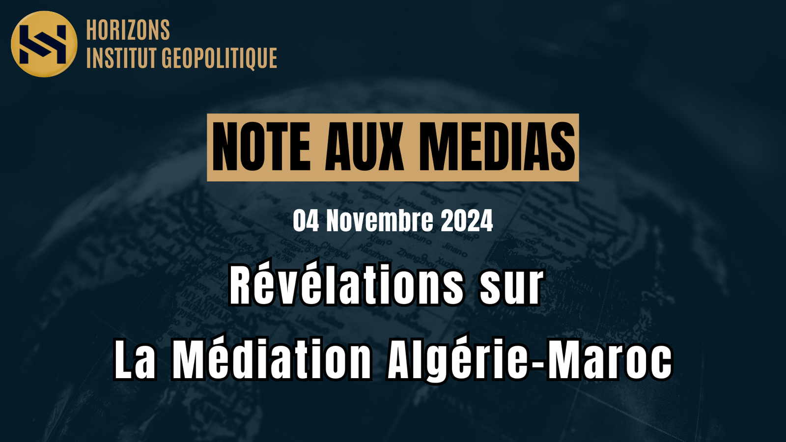 🔴NOTE AUX MÉDIAS