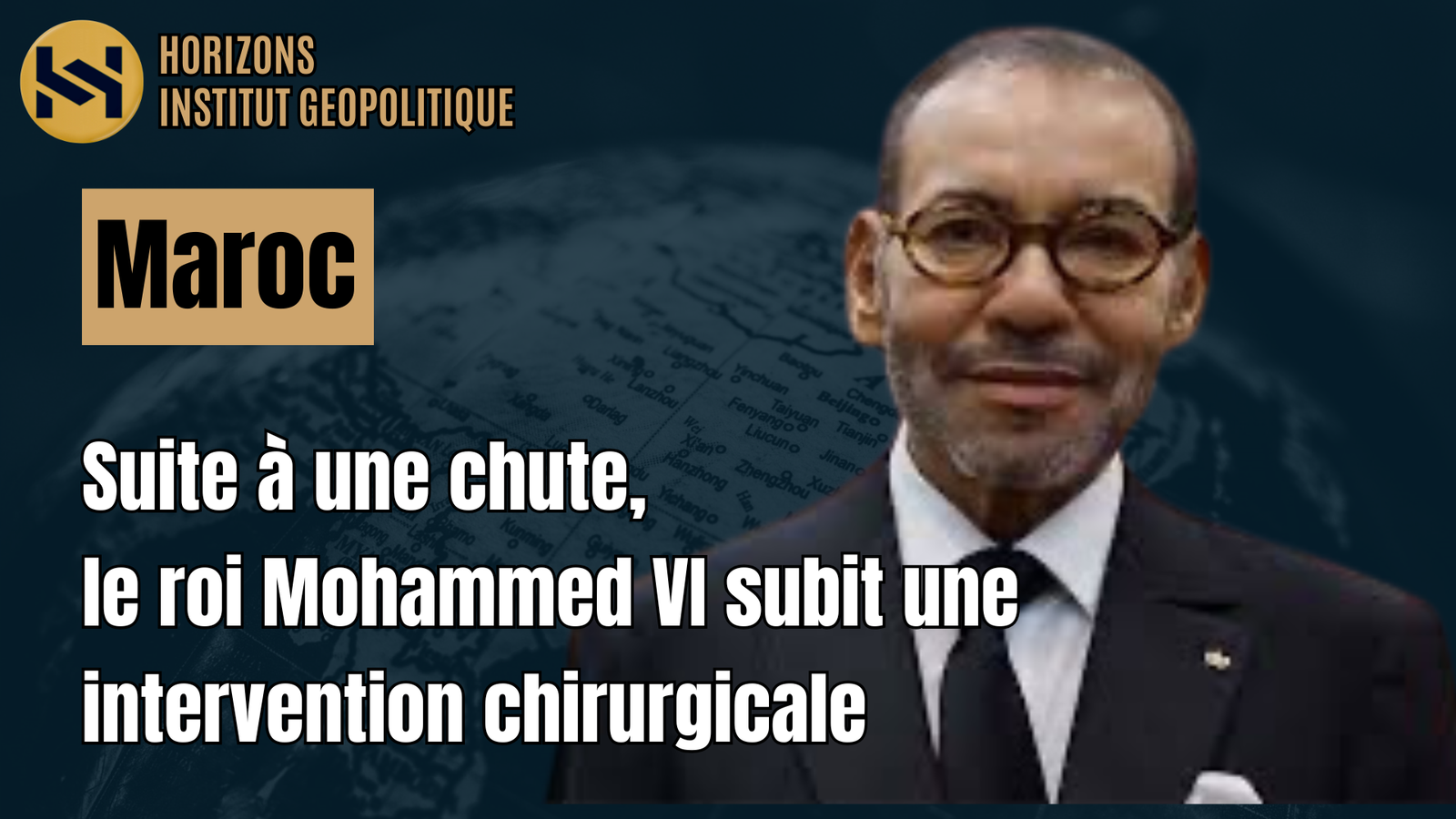 Suite à une chute, le roi Mohammed VI subit une intervention chirurgicale