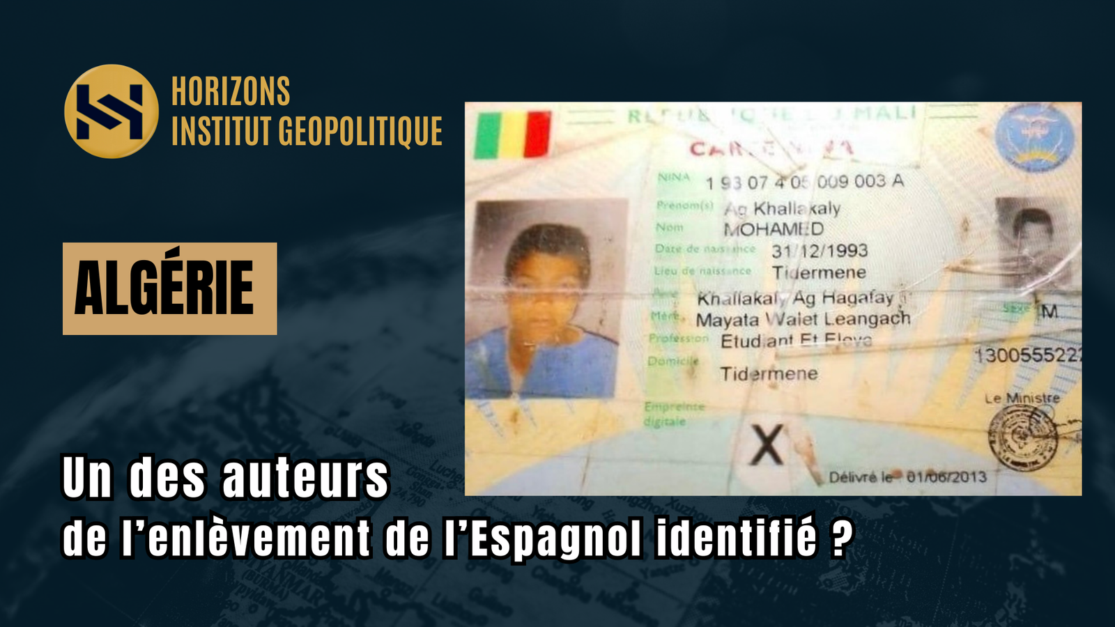 Enlèvement d’un Espagnol en Algérie: Un des suspects serait identifié