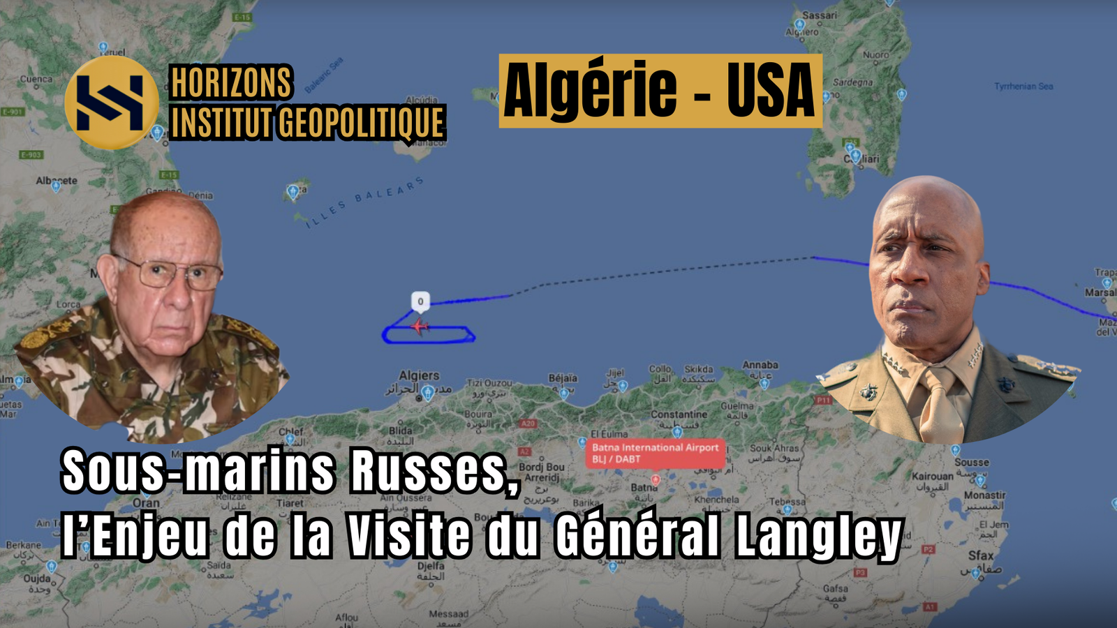 Algérie – USA : Sous-marins Russes, le Véritable Enjeu de la Visite du Général Langley