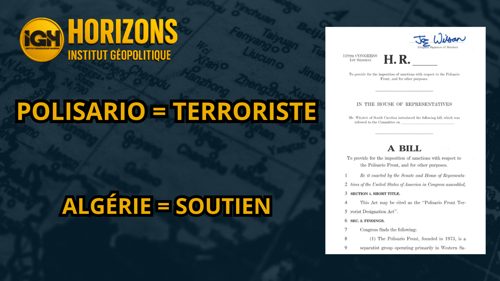 Procédure FTO : Le Polisario et l&rsquo;Algérie vers une Qualification Terroriste imminente