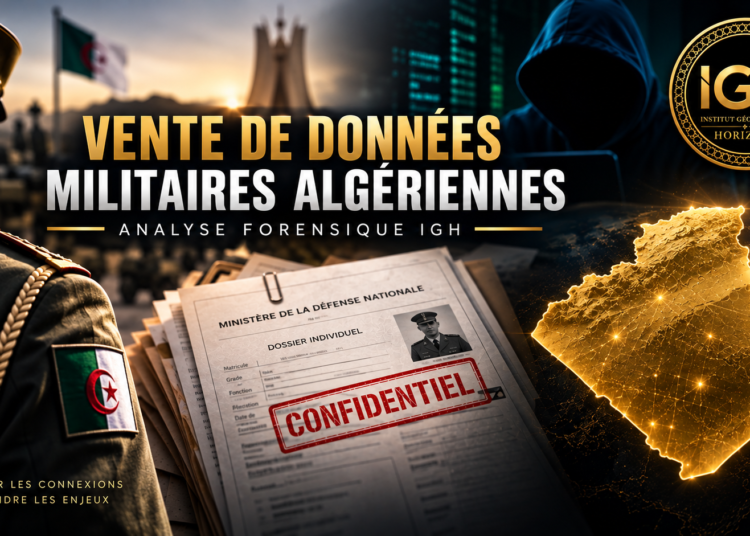 Vente de données militaires algériennes : Analyse forensique IGH