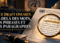 BLUE DRAFT ONUSIEN : AU-DELÀ DES MOTS, DES PHRASES ET DES PARAGRAPHES